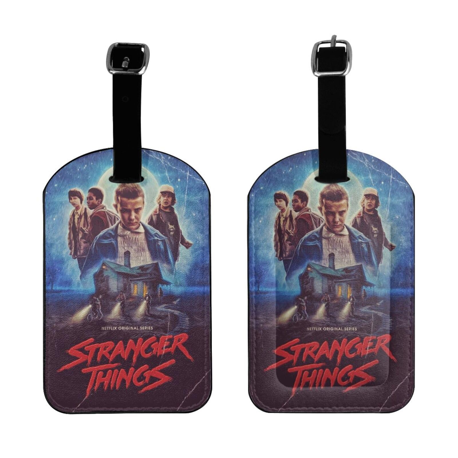 Amazon.co.jp: ストレンジャー シングス 荷物タグ ラゲージタグ Pu